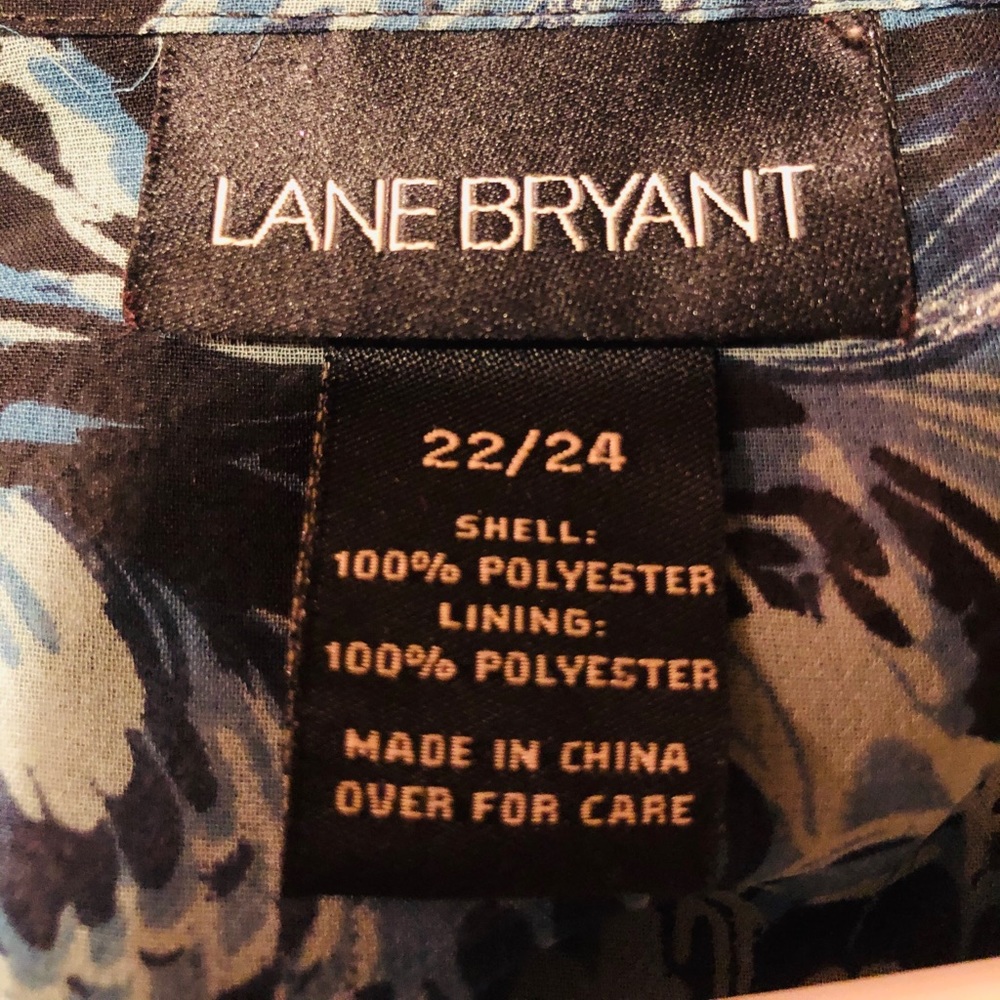 Lane Bryant Patterned Blouse - Picture 5 of 6